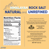Purelife Himalayan Salt White Iodized Unrefined – Gourmet Natural Crystal Rock Salt with Minerals – From Mineral Balanced Part (WHITE) of Same Mine with Pink Salt (Coarse, 4.23 oz Ceramic Mill) - CosmicElement