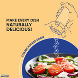 Purelife Himalayan Salt White Iodized Unrefined – Gourmet Natural Crystal Rock Salt with Minerals – From Mineral Balanced Part (WHITE) of Same Mine with Pink Salt (Coarse, 4.23 oz Ceramic Mill) - CosmicElement