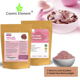 French Pink Montmorrillonite Clay Powder (French Rose Clay), Vegan Food Grade, Healing Clay for Face Mask Skin Care Detox, Clay Mask for Blackheads and Pores, 4 Ounce - Cosmic Element - CosmicElement
