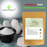 Zeolite Clay Clay Powder, Vegan Clay, Healing Clay for Face Mask Skin Care Detox, Clay Mask for Blackheads and Pores, 4 ounce - Cosmic Element - CosmicElement