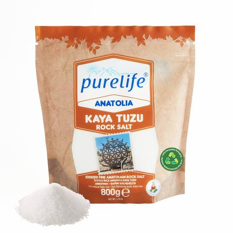 Purelife Anatolia Rock Salt Iodized - 1.76 lbs