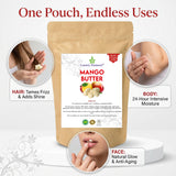 100% Pure Mango Butter - Can Substitute Shea Butter in Soap and Lotion Recipes - Moisturizing, Scent-free, Hexane-free, Scent-Free, Moisturizing - by Cosmic Element - CosmicElement