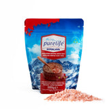 Purelife Himalayan Kosher Salt Pink Coarse Unrefined - Gourmet Natural Crystal Rock Salt with Minerals for Salt Mills & Grinders– 1.1 lbs - CosmicElement