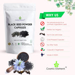 Cosmic Element Black Seed Powder Capsules - CosmicElement