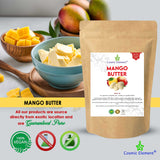 100% Pure Mango Butter - Can Substitute Shea Butter in Soap and Lotion Recipes - Moisturizing, Scent-free, Hexane-free, Scent-Free, Moisturizing - by Cosmic Element