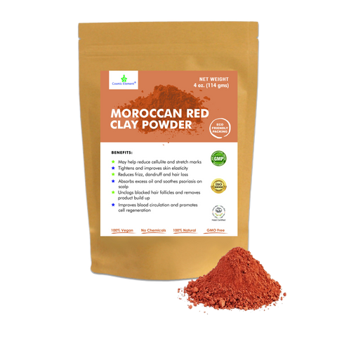 (4oz) Moroccan Red Clay Powder
