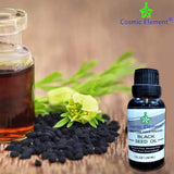 USDA Organic Black Seed Oil 8.4 Fl Oz Certified 100% Virgin, Cold Pressed, Glass Bottle, Omega 3 6 9 - Nigella Sativa Black Cumin - Antioxidant for Immune Support, Joints, Digestion, Hair & Skin - CosmicElement