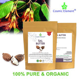 100% Pure Sal Seed Butter - Can Substitute Shea Butter in Soap and Lotion Recipes - Moisturizing, Scent-free, Hexane-free - by Cosmic Element (4 Oz) - CosmicElement