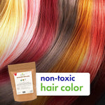 Cosmic Element USDA Organic Henna Hair & Beard Color / Dye - Chemicals Free Hair Coloring Powder with Assorted Shades (4oz, Light Brown) - CosmicElement