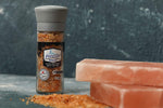Purelife Himalayan Salt with HOT Chili Pepper- Gourmet Natural Crystal Rock Salt and Pepper Blend with Minerals in Classy Glass Jar (4 Oz Mill) - CosmicElement