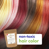 Cosmic Element USDA Organic Henna Hair & Beard Color / Dye - Chemicals Free Hair Coloring Powder with Assorted Shades (4oz, Light Brown) - CosmicElement