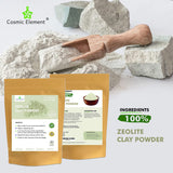 Zeolite Clay Clay Powder, Vegan Clay, Healing Clay for Face Mask Skin Care Detox, Clay Mask for Blackheads and Pores, 4 ounce - Cosmic Element - CosmicElement