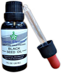 USDA Organic Black Seed Oil 8.4 Fl Oz Certified 100% Virgin, Cold Pressed, Glass Bottle, Omega 3 6 9 - Nigella Sativa Black Cumin - Antioxidant for Immune Support, Joints, Digestion, Hair & Skin - CosmicElement