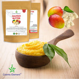 100% Pure Mango Butter - Can Substitute Shea Butter in Soap and Lotion Recipes - Moisturizing, Scent-free, Hexane-free, Scent-Free, Moisturizing - by Cosmic Element (4 Oz) - CosmicElement