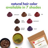 Cosmic Element USDA Organic Henna Hair & Beard Color / Dye - Chemicals Free Hair Coloring Powder with Assorted Shades (4oz, Light Brown) - CosmicElement