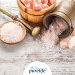 Purelife Himalayan Salt Pink Coarse Kosher Unrefined- Gourmet Natural Crystal Rock Salt with Minerals in Classy Glass Jar with Cork – For Salt Mills & Grinders– From Iron Rich Part of Himalayan Salt Mine- 12.35 oz - CosmicElement