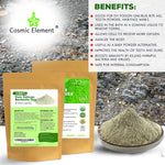 Cosmic Element Bentonite Clay Powder 100% Pure & Unrefined 1 lbs/16 Ounce Premium Calcium Bentonite Clay - Heavy Metal Detox and Cleanse ! Sourced from India - CosmicElement