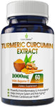 Turmeric w/BioPerine Capsules 1005 mg, Powder with Turmeric and Black Pepper for Joint Support and Pain Relief | USDA Organic Supplement - (60 Veg Capsules) - CosmicElement