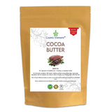Unrefined Cocoa Butter - Use on Pregnancy Stretch Marks, Make Moisturizing Lotion, Chap Stick, Lip Balm and Body Butter - 100% Pure, Food Grade, Smells Like Chocolate - by Cosmic Element (4 Oz) - CosmicElement