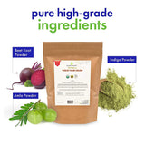 Cosmic Element USDA Organic Henna Hair & Beard Color / Dye - Chemicals Free Hair Coloring Powder with Assorted Shades (4oz, Light Brown) - CosmicElement