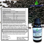 USDA Organic Black Seed Oil 8.4 Fl Oz Certified 100% Virgin, Cold Pressed, Glass Bottle, Omega 3 6 9 - Nigella Sativa Black Cumin - Antioxidant for Immune Support, Joints, Digestion, Hair & Skin - CosmicElement