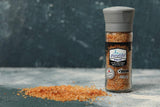 Purelife Himalayan Salt with HOT Chili Pepper- Gourmet Natural Crystal Rock Salt and Pepper Blend with Minerals in Classy Glass Jar (4 Oz Mill) - CosmicElement