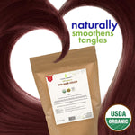 Cosmic Element USDA Organic Henna Hair & Beard Color / Dye - Chemicals Free Hair Coloring Powder with Assorted Shades (4oz, Light Brown) - CosmicElement
