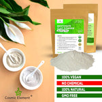 Cosmic Element Bentonite Clay Powder 100% Pure & Unrefined 1 lbs/16 Ounce Premium Calcium Bentonite Clay - Heavy Metal Detox and Cleanse ! Sourced from India - CosmicElement