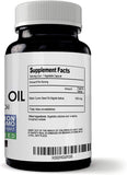 Organic Black Seed Oil 500mg - 60 Softgel Capsules (Non-GMO) Premium Cold-Pressed Nigella Sativa - Black Cumin Seed Oil with Omega 3, 6, 9 - Darkest, Highest TQ Content - CosmicElement