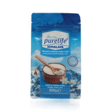 Purelife Himalayan Salt White Iodized Unrefined – From Mineral Balanced Part (WHITE) of Same Mine with Pink Salt (Fine, 1.1 lbs Pack) - CosmicElement