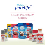 Purelife Himalayan Salt White Iodized Unrefined – Gourmet Natural Crystal Rock Salt with Minerals – From Mineral Balanced Part (WHITE) of Same Mine with Pink Salt (Coarse, 4.23 oz Ceramic Mill) - CosmicElement