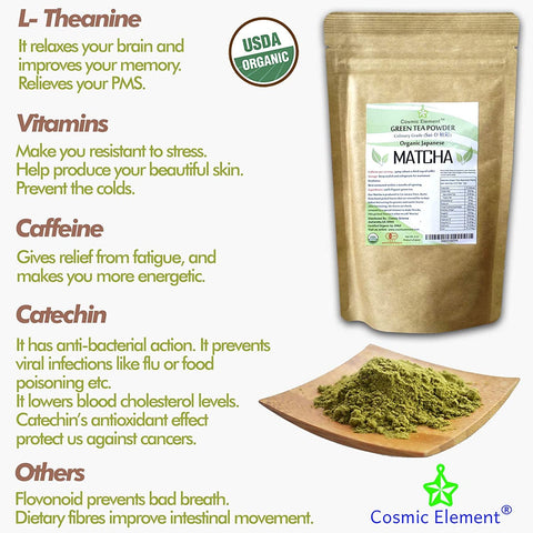 Herbal Cup Organic Japanese Matcha Green Tea Powder 4 Ounces