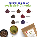 Cosmic Element USDA Organic Henna Hair & Beard Color / Dye - Chemicals Free Hair Coloring Powder with Assorted Shades (4oz, Light Brown) - CosmicElement