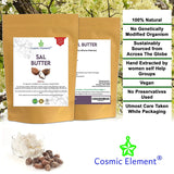 100% Pure Sal Seed Butter - Can Substitute Shea Butter in Soap and Lotion Recipes - Moisturizing, Scent-free, Hexane-free - by Cosmic Element (4 Oz) - CosmicElement