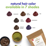 Cosmic Element USDA Organic Henna Hair & Beard Color / Dye - Chemicals Free Hair Coloring Powder with Assorted Shades (4oz, Light Brown) - CosmicElement