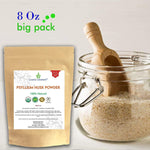 Psyllium Husk Powder USDA Organic / Keto Baking Bread , Easy Mixing Fiber for Regularity, Finely Ground ! - 4 Oz - CosmicElement
